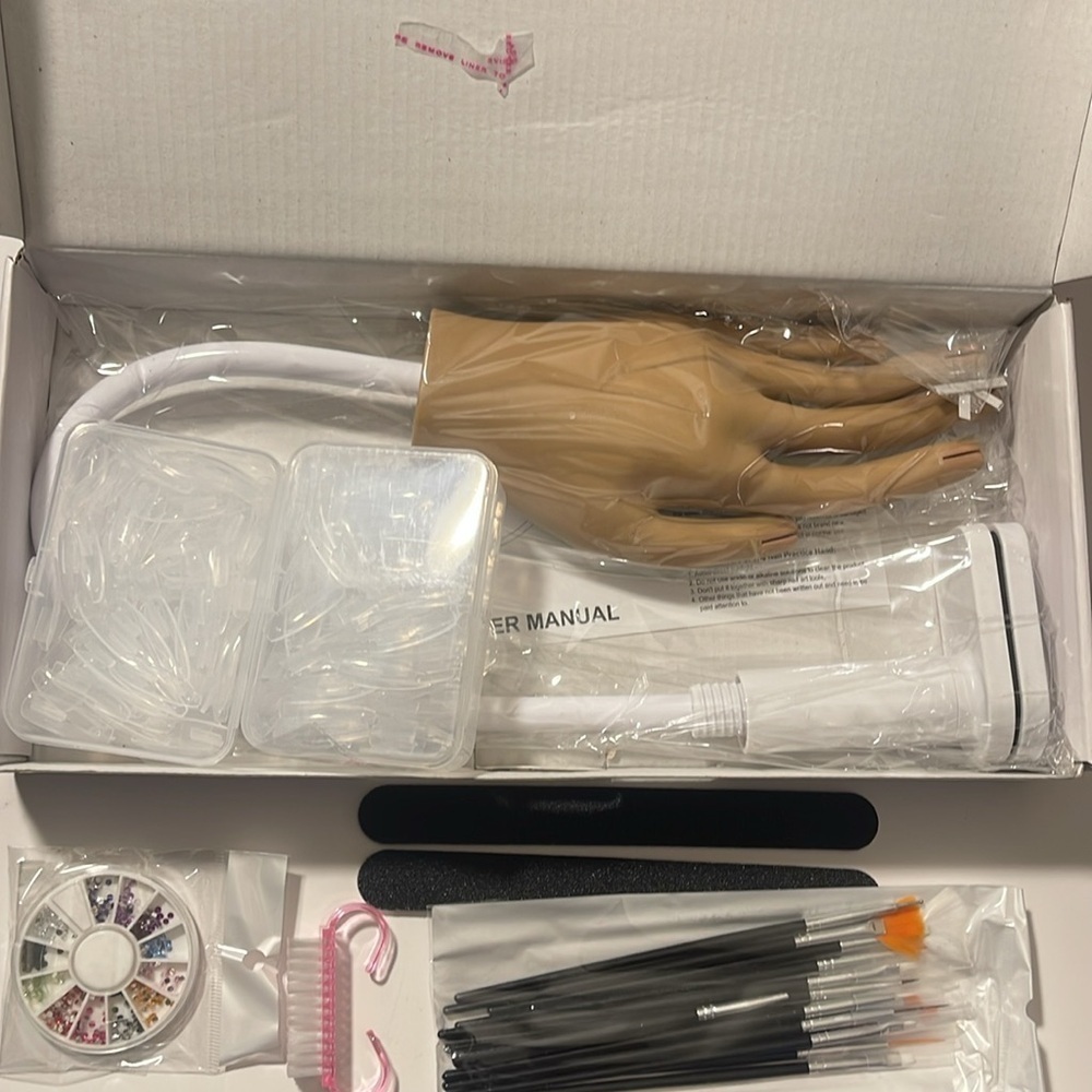 Practice Hand for Acrylic Nails - Nail Tips Fake Hand - Flexible Practice Hand‌ - Picture 9 of 9